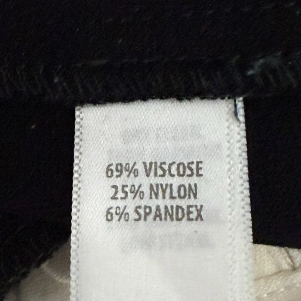 St. John Caviar High Rise Stretchy Casual Pants Leggings Size 4‎